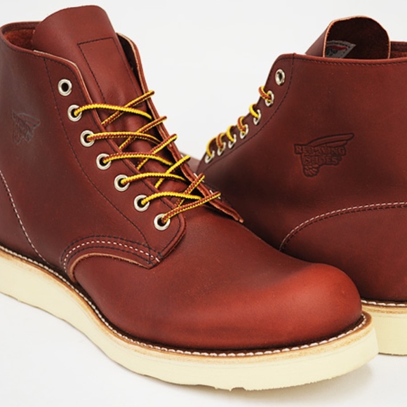 red wing round toe